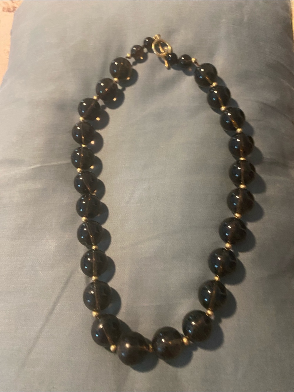 Smoky Brown Beaded Necklace - Women Jewelry